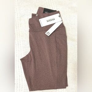 RBX Active Women’s Workout Leggings, Large, Purple.  NWT